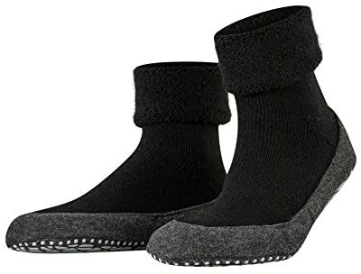 FALKE Herren Cosyshoe Hausschuhe, Schwarz (Black 3000), 43-44