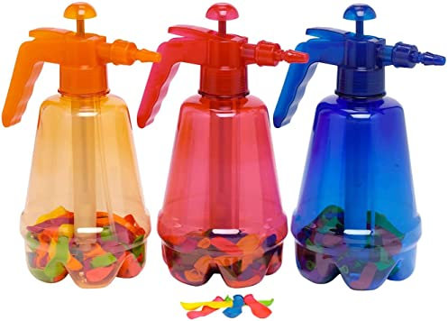 K-S-S Große Wasserbomben - Station mit 100 Wasserbomben/Pumpe/Sommerspielzeug