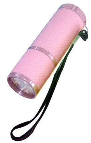 Compact 9 Led Glow In The Dark Stylish Torch with Lanyard RT365