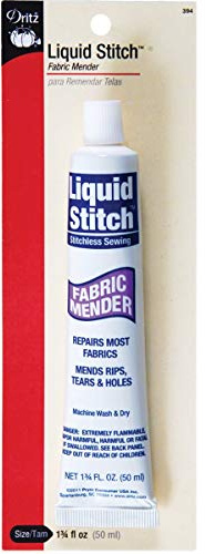 Dritz Liquid Stitch Fabric Mender, 1.69-Fluid Ounce, Clear