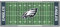 FANMATS - 7363 NFL Philadelphia Eagles Nylon Face Football Field Runner, 76,2 x 182,9 cm