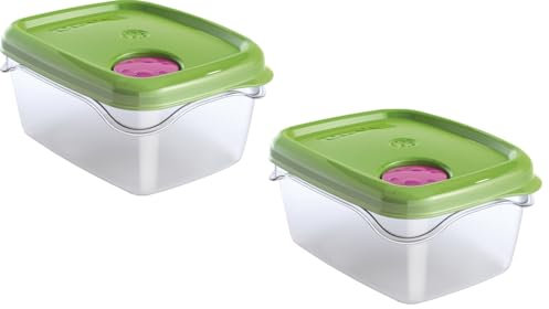 bama Contenitore QUADR.FRESKA 0,5LT 12,5x12,5xh.5,8, Multicolor, 12.2 x 12.2 x 6.2 cm