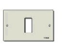 Vimar Serie 8.000 – Placca 1 modulo alluminio vite Serie 8000 Oro