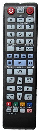 Universal Remote for Samsung DVD Player BDF5700 BD-F5700