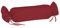 Fleuresse Colours Nackenrollenbezug, Mako Satin, dunkelrot, 40 x 15 cm