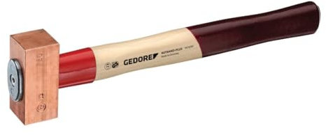 GEDORE Kupferhammer Rotband-Plus 750 g, 1 Stück, 622 H-750