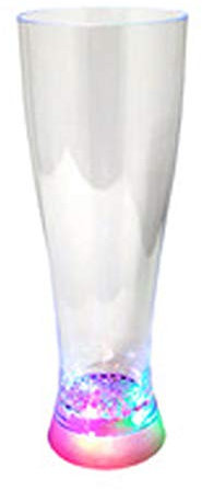 Bierglas, mit bunter LED-Beleuchtung