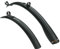 SKS GERMANY BEAVERTAIL XL SET Schutzblech-Set für Mountain- und Trekkingbikes (Fahrradzubehör aus schlagfestem Hochleistungskunststoff, optimaler Spritzschutz, inkl. Stahlwinkel), schwarz