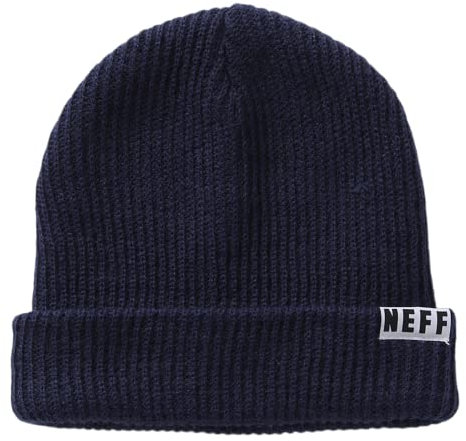 Neff Uni Fold Mütze, Navy, One Size