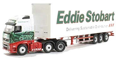 Oxford Diecast 1:76 Volvo FH Box Trailer Collectable model STOB017