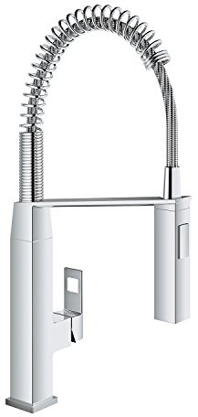 Grohe Eurocube Single-Handle Pull-Down Semi-Pro Kitchen Faucet, StarLight Chrome