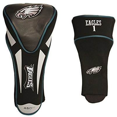 Team Golf NFL Philadelphia Eagles Single Apex Driver Head Cover Golf Club Single Apex Driver Headcover, passend für alle übergroßen Schläger, wirklich schlankes Design