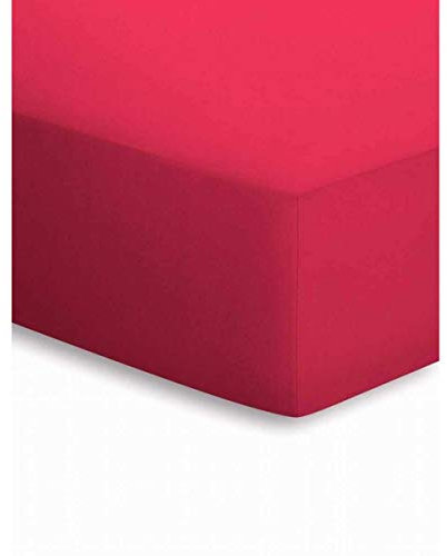 Schlafgut Spannbetttücher Mako-Jersey 50041 Kirsche - 175 180x200 cm