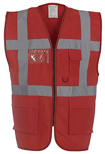 Yoko Warnweste Gr. Small, rot