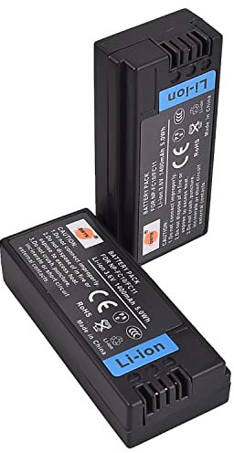 DSTE 2-Pack Rechange Batterie Compatible pour Sony NP-FC10 NP-FC11 DSC-F77 DSC-FX77 DSC-P2 DSC-P3 DSC-P5 DSC-P7 DSC-P8 DSC-P9 DSC-P10 DSC-P12 Caméra