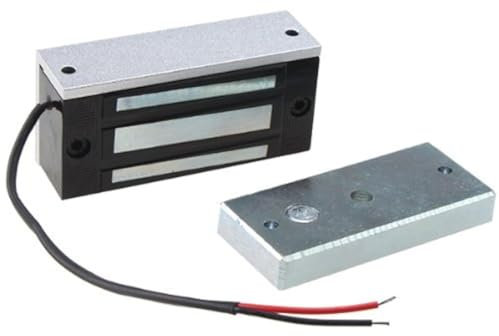 SKYZONAL Elektrisches Magnetschloss für Türzugriffskontrollsystem, Elektromagnet, ausfallsicher, NC-Modus, 60 kg