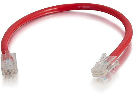 C2G 0. 5M Cat5e Ethernet RJ45 Hohe Geschwindigkeit Netzwerkkabel, LAN-Leitung ROT Cat5e PVC UTP Patchkabel