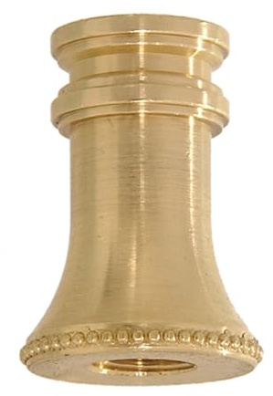 B&P Lamp® 1 1/4 Inch Ht., Turned Brass Neck, Slips 1/8 IP