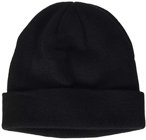 Build Your Brand By001-heavy Knit Beanie Gorro de Punto, Negro, Talla única Unisex Adulto