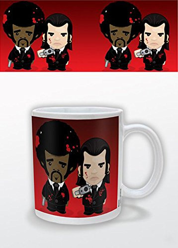 empireposter Pulp Fiction - Vincent & Jules - Keramik Tasse - Größe Ø8,5 H9,5 cm