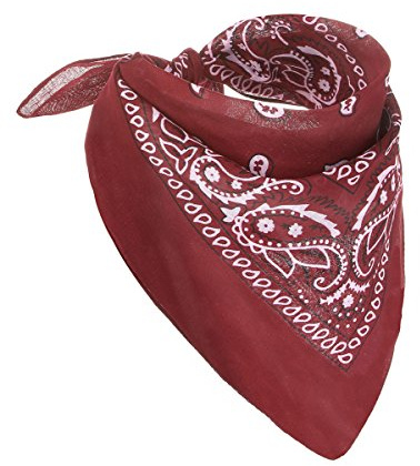 DEGUISE TOI Rotes Bandana-Tuch für Cowboy-Kostüme - Rot