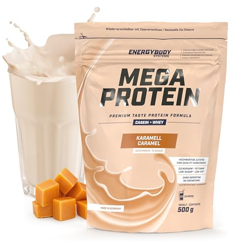 Energybody Mega Protein Karamell 500 g, Eiweißpulver
