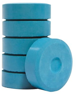Jack Richeson 101325 Saxophone géant non toxique Tempera Peinture à gâteaux, 2–1/10,2 cm X 3/10,2 cm Dimension, 5,6 cm de hauteur, 5,6 cm de large, 11,4 cm de long, turquoise (lot de 6)