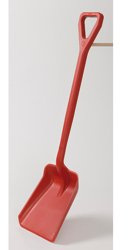SCHAUFEL KLEIN,EINTEILIG,PP ROT-355X255X1050M
