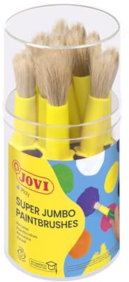 Jovi Pinsel Set mit 9 Schulpinseln in Maxi Dose
