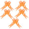 SHATCHI Large 30mm/3cm Ribbon Pull Bows for Party Wall, Gift Wraps, Christmas Trees, Wedding, Birthday Hampers Decoration Florist, Orange, 30pcs