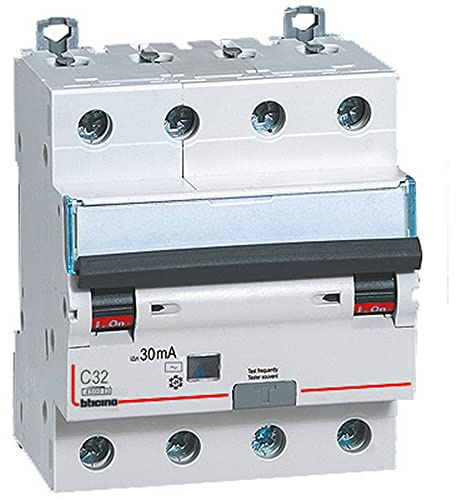 BTicino GA8843AC32 Interruttore Magnetotermico Differenziale BTDIN45 4P Tipo AC 32A