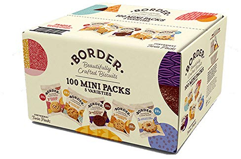 Border Biscuits 100 Luxury Mini Packs 100x5 Varieties