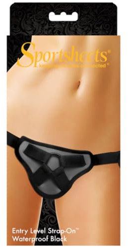 Sportsheets Black Entry Level Waterproof Strap-On