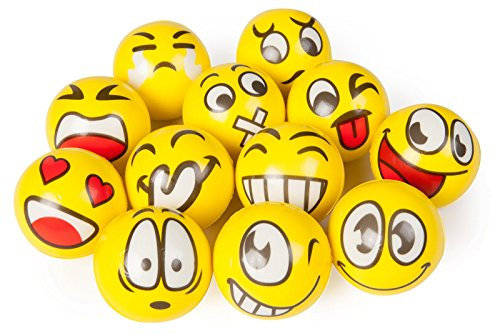 Schleuderhannes 4 Stück Smiley Knautschball Emotion Sortiert - Keine Auswahl möglich