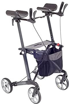 Rehasense Navigator Arthritisrollator, Leichtgewicht Rollator, grau
