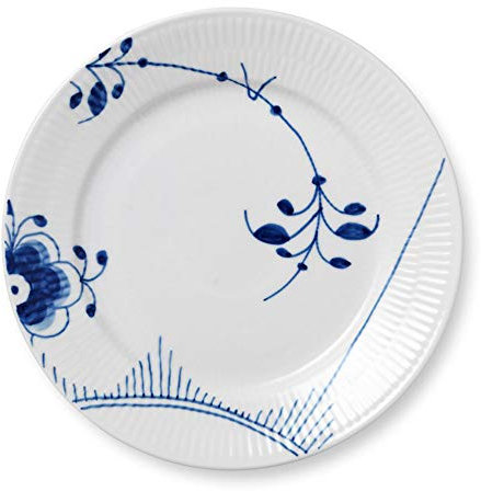 Royal Copenhagen Teller Flach , Blau, 22cm