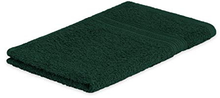 Frottier Handtücher Gästehandtuch 30 x 50 cm Dunkelgrün 500 g