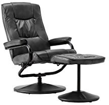 Birlea Furniture Memphis Faux Leather Swivel Chair, Black