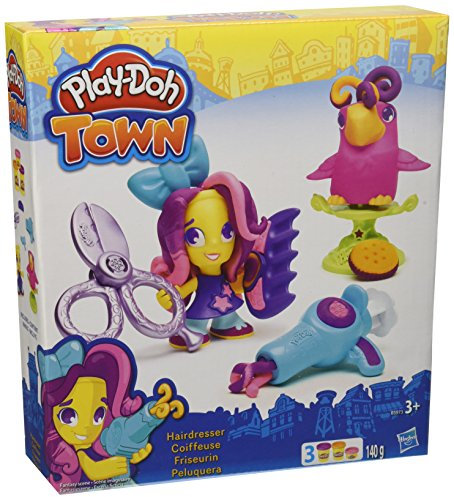 Play-Doh Town Figurka ze zwierzatkiem fryzjer i papuga