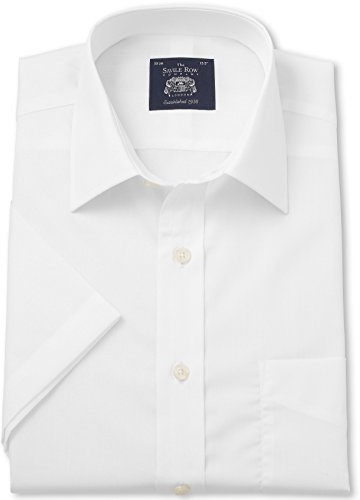 Men's Classic Fit 100% Cotton Poplin Short Sleeve Formal Shirt | Luxury, Premium Quality, Summer, Dress Shirt, Formalwear