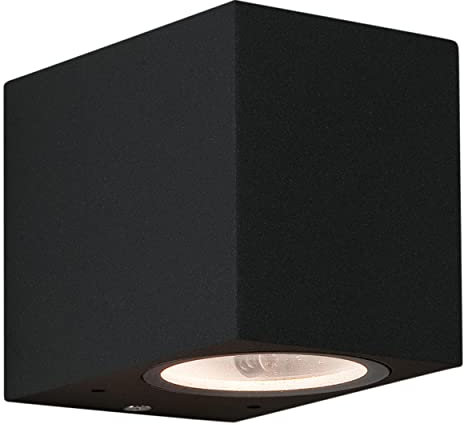 Astro Exterior Wall Light, Zinc, 6 W, Textured Black