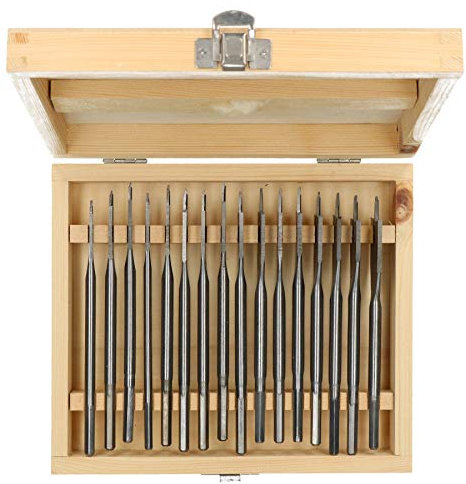 16pc Flat Wood Drill Bit Set/Woodworking/Carpentry Tools 6mm - 38mm TE558