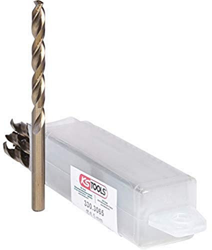 KS Tools 330.3060 Lot de 10 Forets HSS-CO au cobalt 6 mm