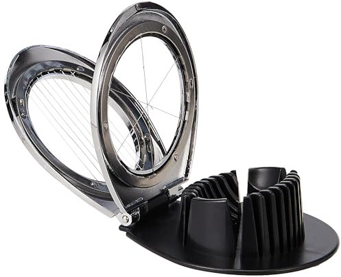 Weis Egg Slicer Double, Stainless Steel, Silver, 6.5 x 11 x 3 cm