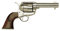Denix Colt Peacemaker vernickelt USA 1873 - Spielzeugwaffe, Nachbildung 45er Colt Single Action Peacemaker, 29cm, Metall und Holz, Erwachsene, Unisex