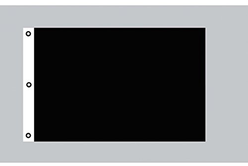 Everflag Riesen-Flagge: Schwarz/Trauerflagge 150cm x 250cm