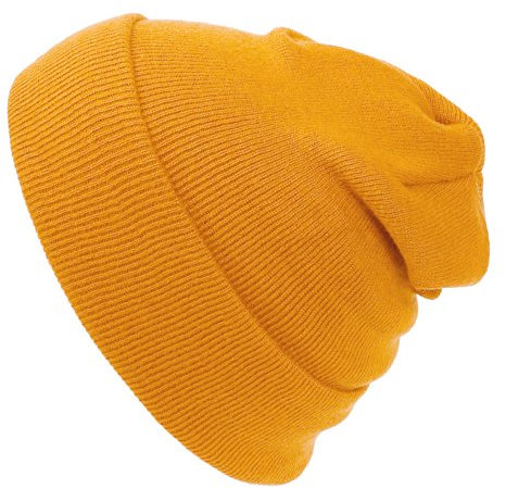 Cap911 2040USA Unisex Beanie 30,5 cm lang – viele Farben - Gold - Einheitsgröße