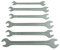 Laser 6788 Ultra Thin Open Ended Spanner Set 6pc, Silver