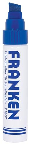 Franken GmbH Z1907 03 - Board-Marker, Strichstärke: 4 - 12 mm, nachfüllbar, blau, 1 Stück