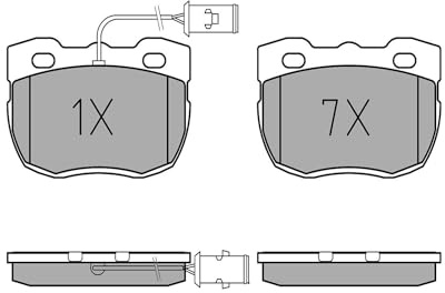 Meyle 025 214 5918/W Brake Pad Set, disc brake